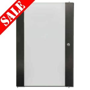 Lockable Toughened Glass Rack Door, 12U