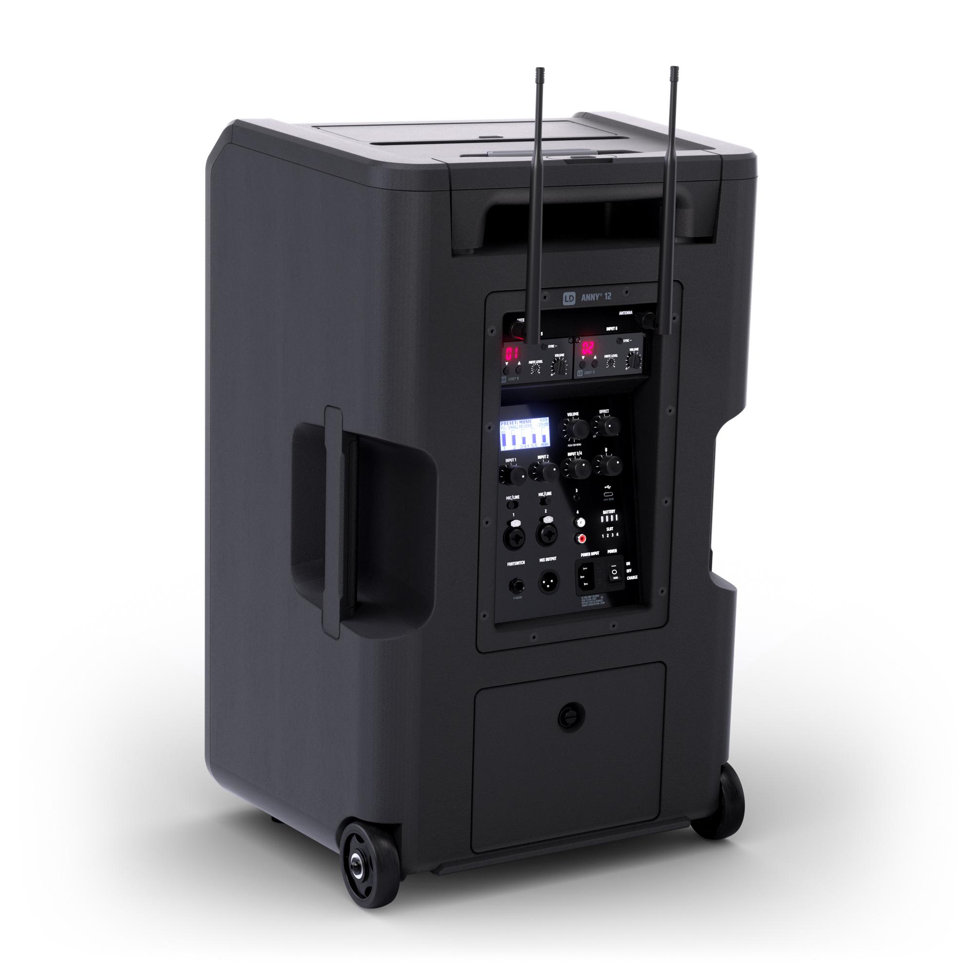 LD Systems ANNY 12 BPH2 B8 Rear