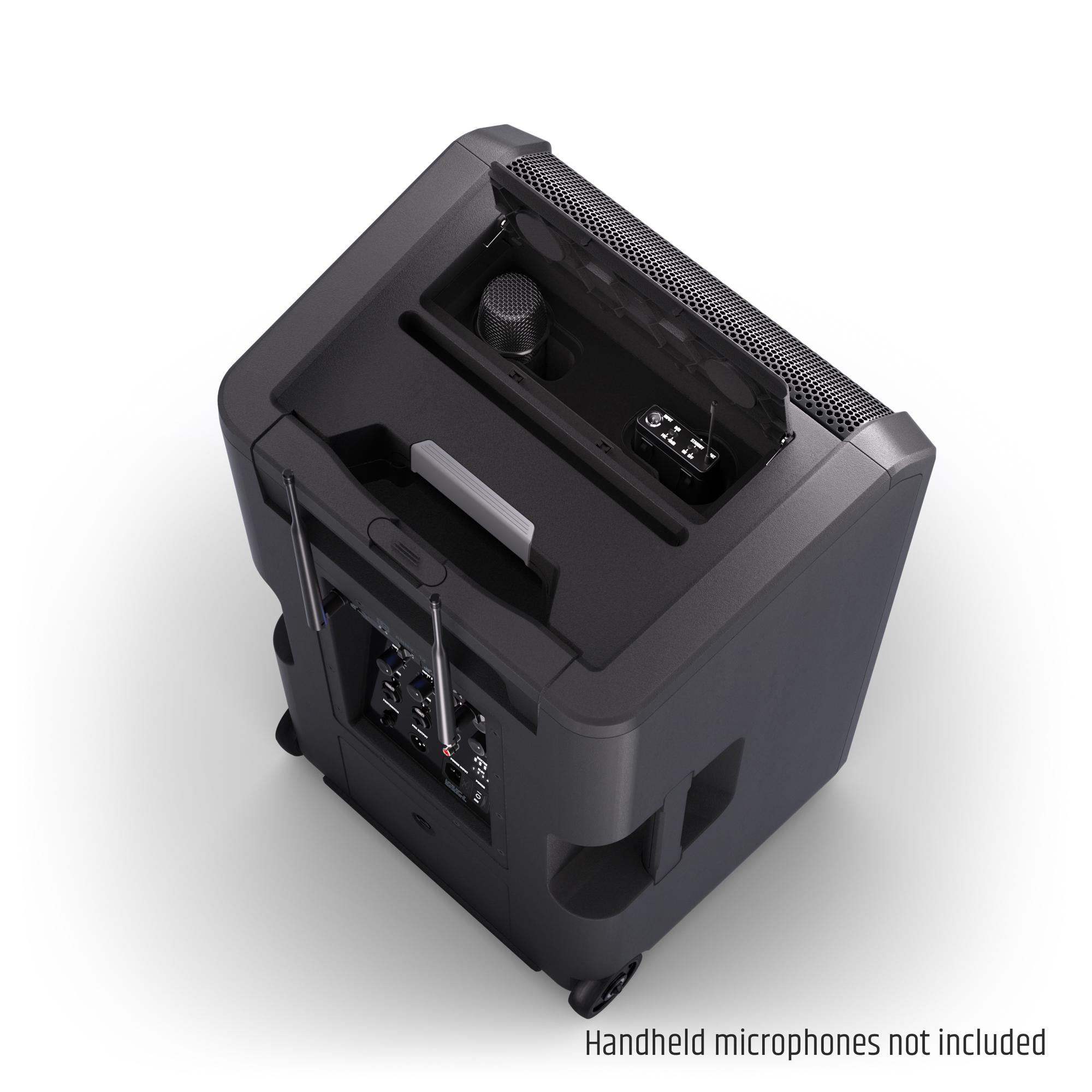 LD Systems ANNY 12 BPH2 B8, Mic Storage Compartment