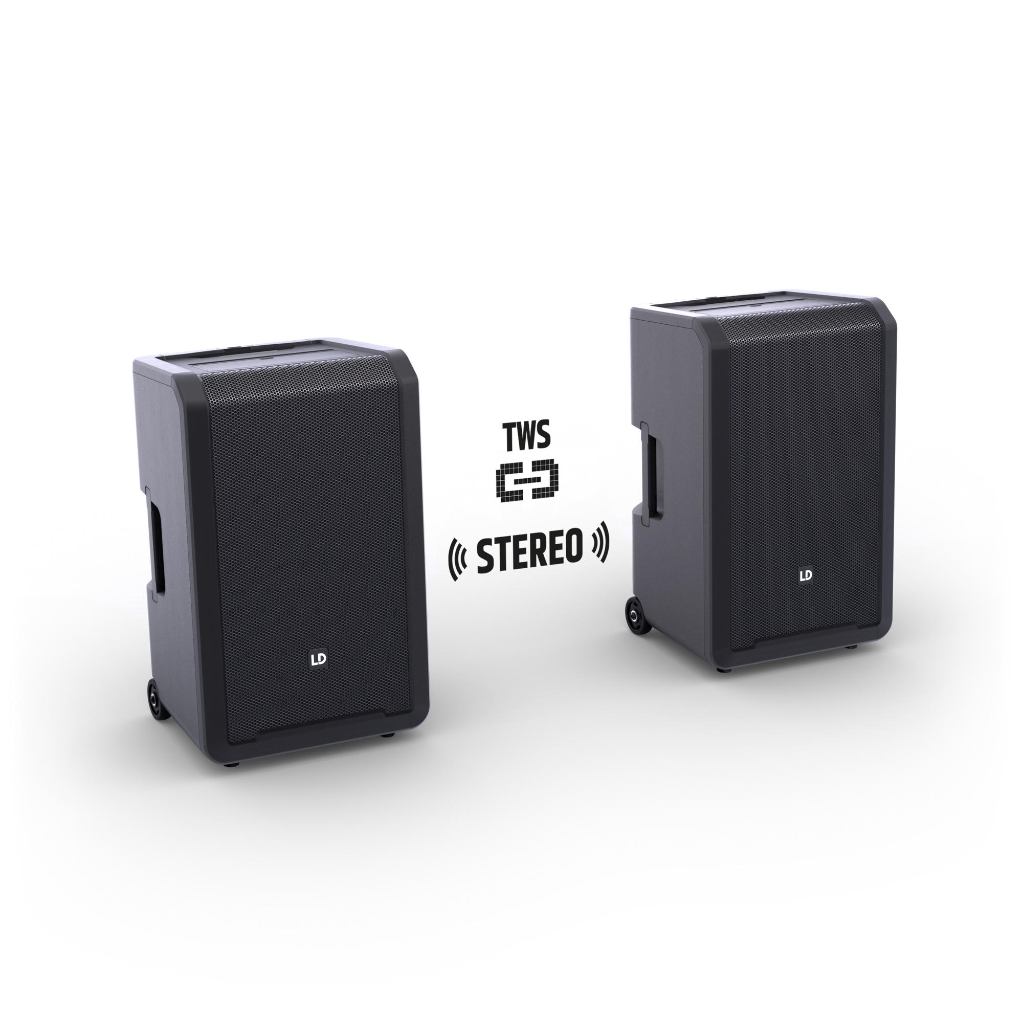 LD Systems ANNY 12, Shown with second speaker using True Wireless Connection