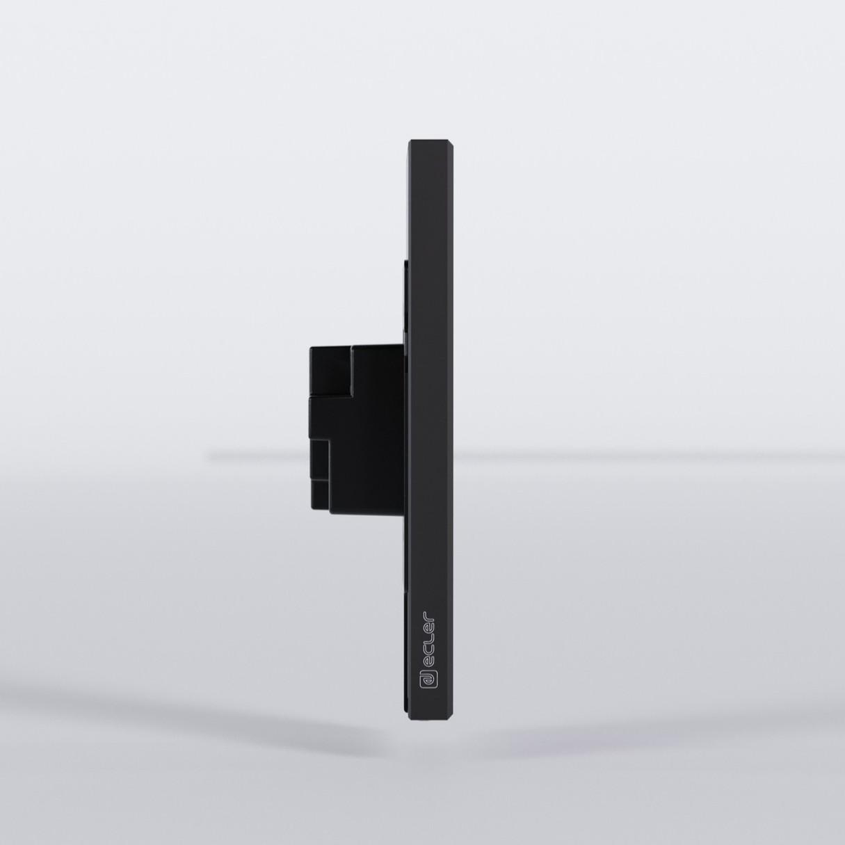 Ecler PULSO-6 digital control touch panel, viewed from the side