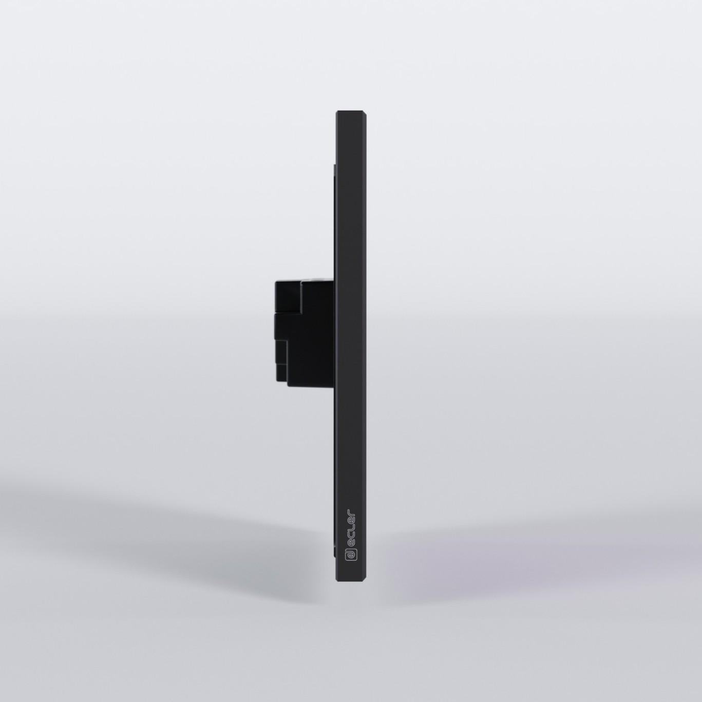 Ecler PULSO-10 digital control touch panel, viewed from the side