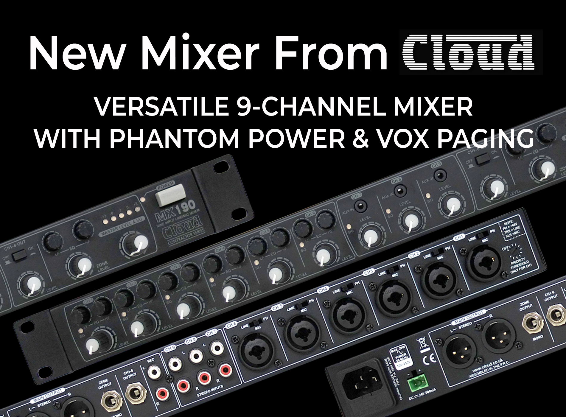 Cloud Electronics MX190 Mixer