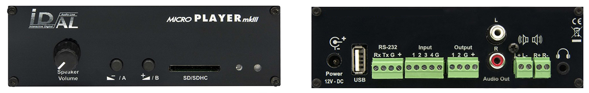 Waves System Microplayer, Showing Front and Rear Faces